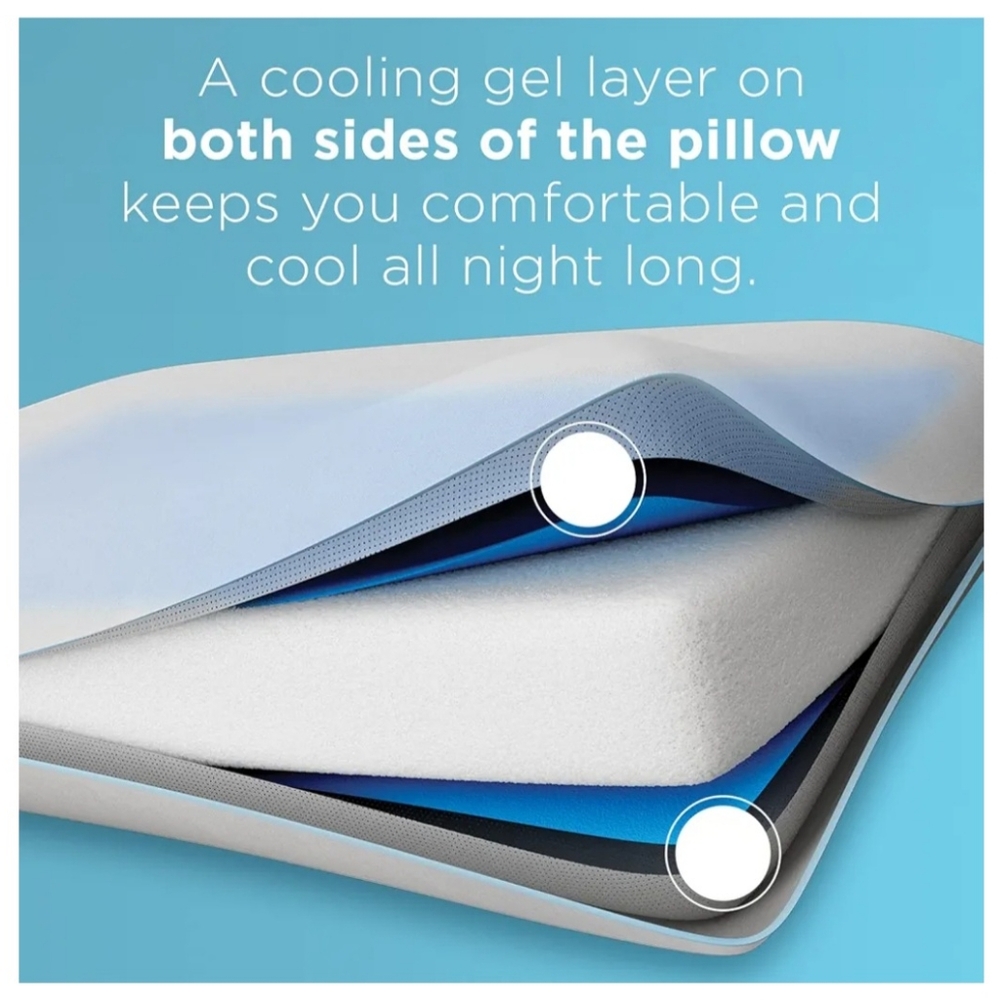 Tempur-Pedic TEMPUR-Cloud Dual Cooling Pillow, King (Pack of 1) - Picture 2 of 7